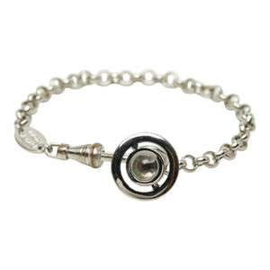 Vivienne Westwood Orb Bracelet, Silver Metal Rhinestone, Women's